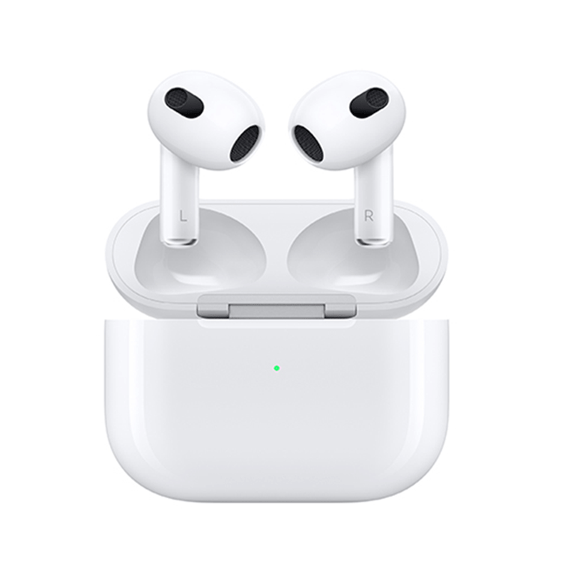 هدفون بلوتوثی اپل مدل AirPods 3 همراه با محفظه شارژ  (2021)