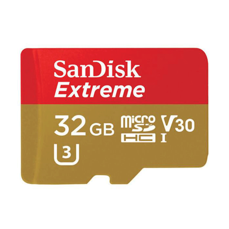 کارت حافظه microSDHC سن دیسک مدل Extreme V30 کلاس 10 استاندارد UHS-I U3 سرعت 90MBps ظرفیت 32 گیگابایت